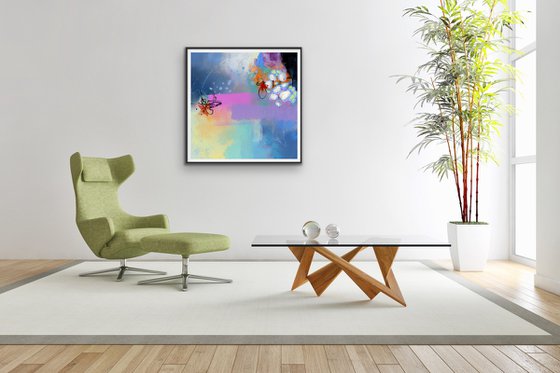 Le grand vide - Abstract artwork - Limited edition of 1