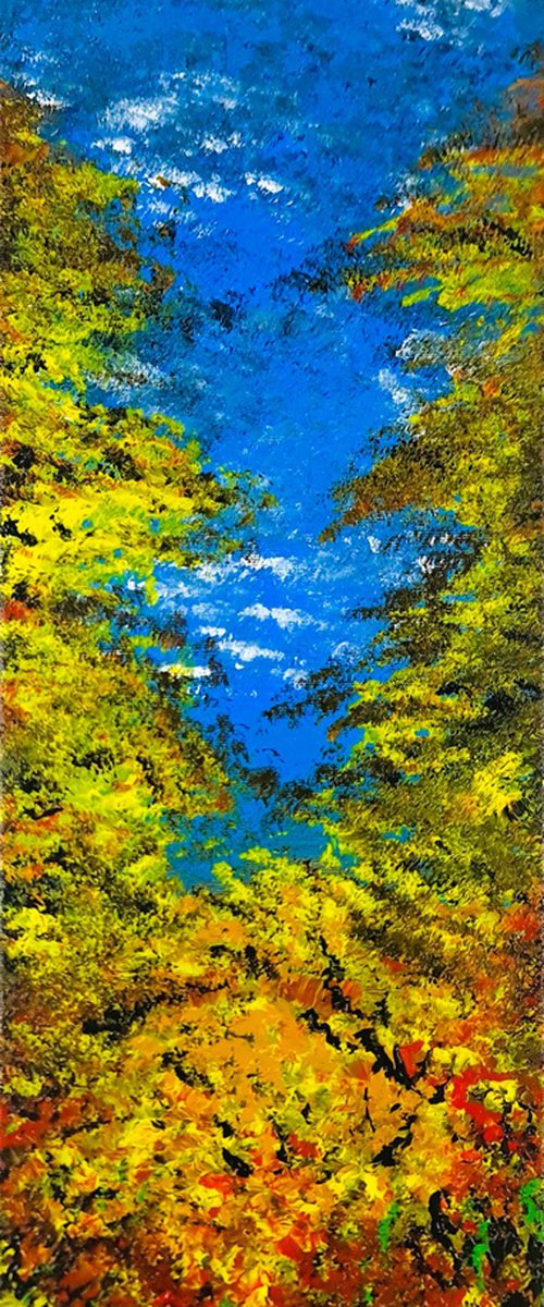 Blue Autumn Sky 1 by Daniel Urbaník