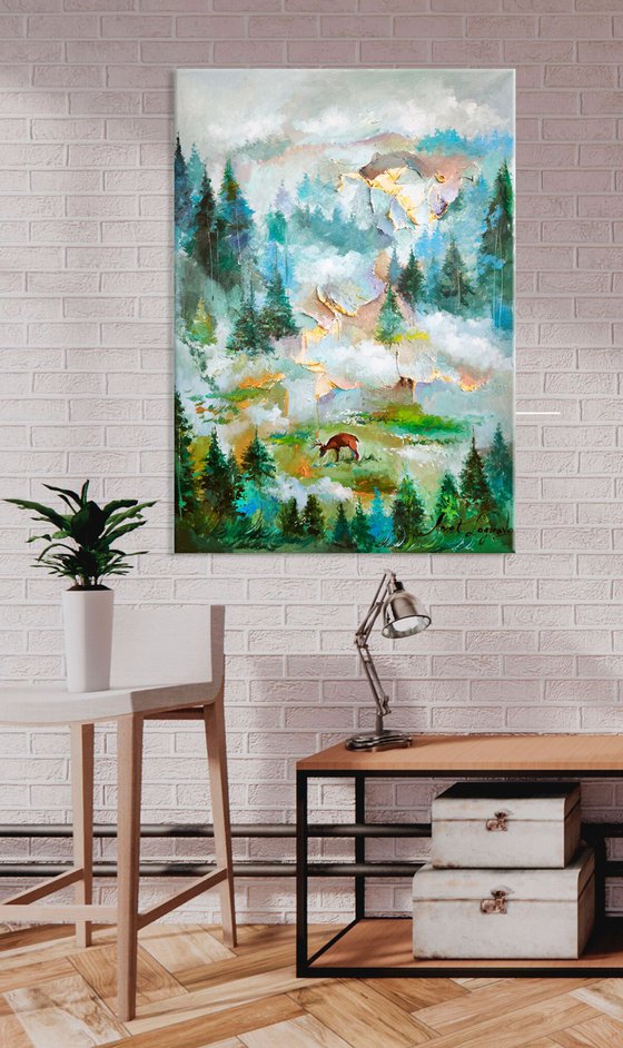 Emerald Mist &amp; Golden Peaks