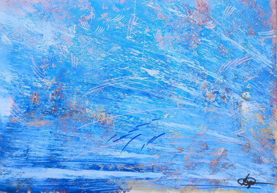 Landscape with splashes