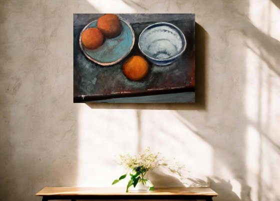 Still life with Oranges