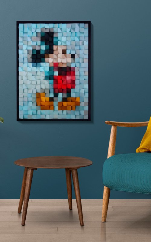 Wooden Wall Art "Mickey Mouse" by Nadi Art