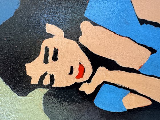 Gossip Girls. Original Painting