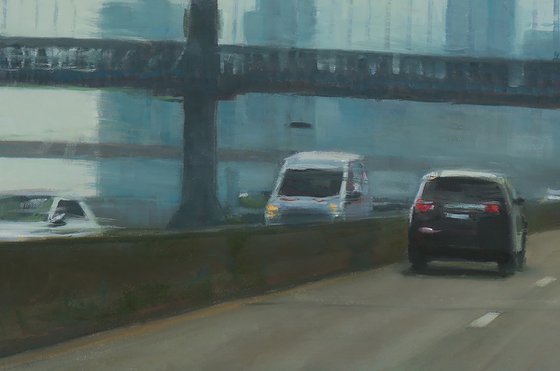 Manhattan Study in Blue and Grey