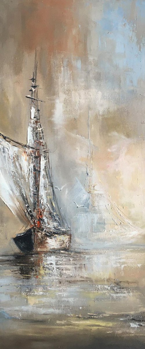Sailing away by Anna Schofield