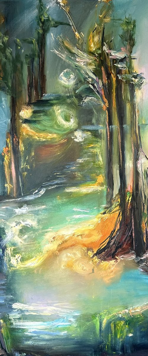 Magic Forest/The Roads We Take by Olga McNamara BiennaleArtist