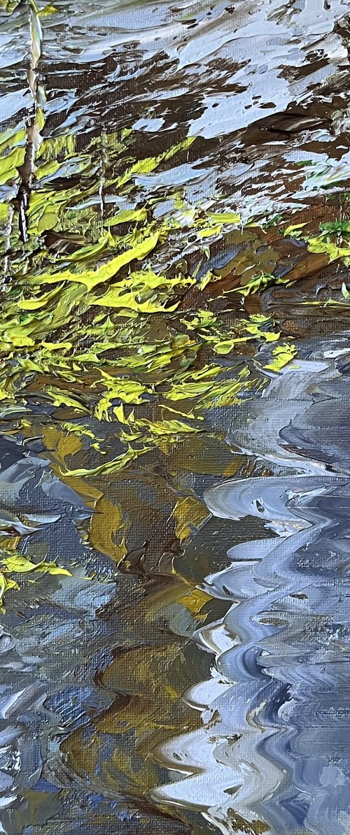 River flood in spring by Elena Mashajeva-Agraphiotis