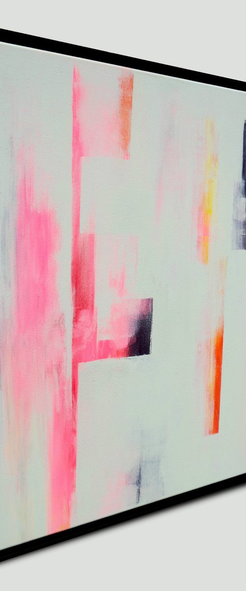 Untitled in soft White by Ronald Hunter
