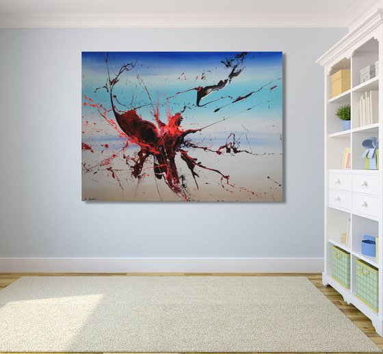 Artist's Beach I (Spirits Of Skies 108029) - 120 x 90 cm - XXL (48 x 36 inches)