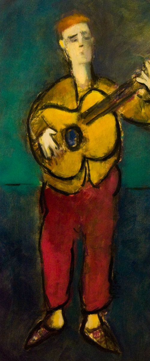 Ginger Guitarist by Andre Pallat