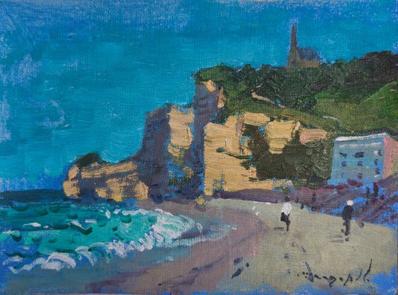 Normandy Etretat Etude 5