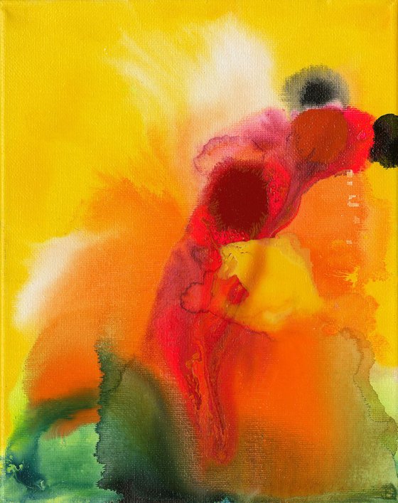 I Dream In Color! -  Minimal Abstract Painting  by Kathy Morton Stanion