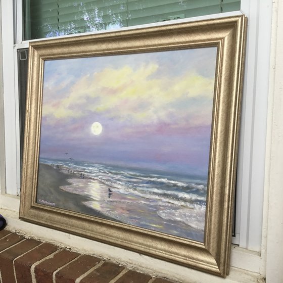 BEACH MOONRISE (SOLD)