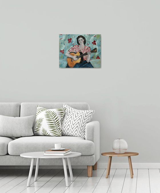 Woman with a Guitar