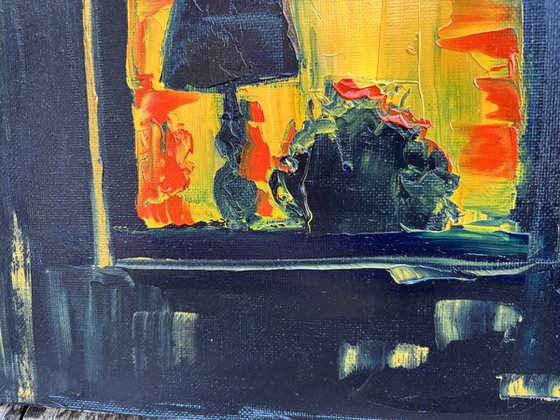 Warm window in the night