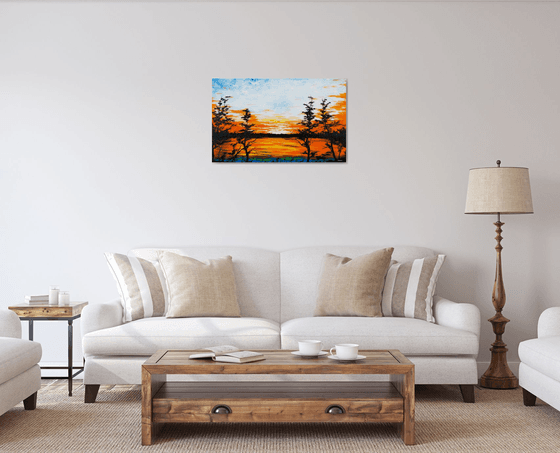 Sunset in the country 1