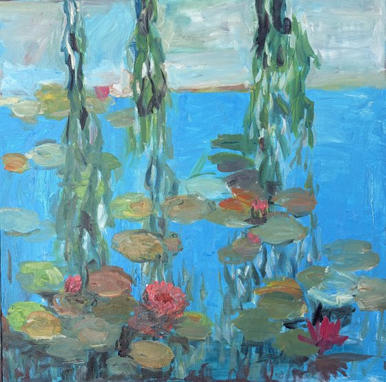Turquoise Lake (diptych)