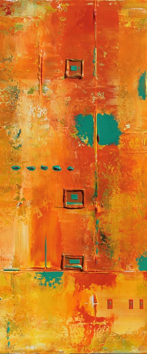 Primitive  Abstract Perspective by Robert Lynn