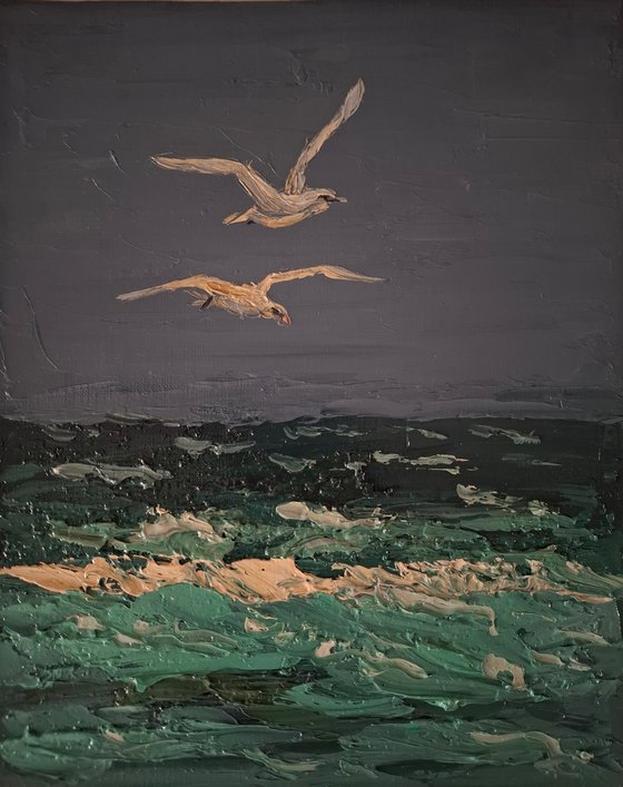 Landscape "Seagulls", 2024