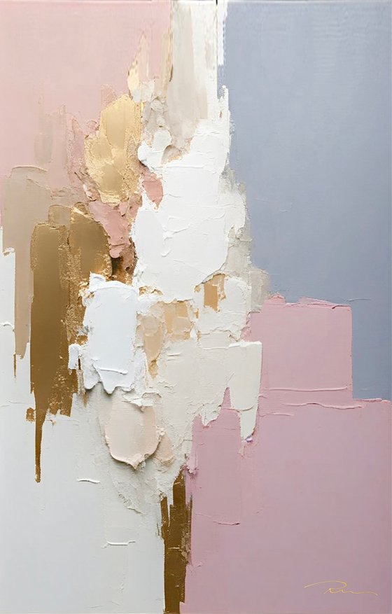 A Blush Pink Morning Washed in Gold