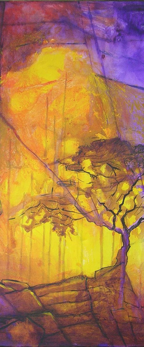 Hawthorn in Gold by Daniel Loveday
