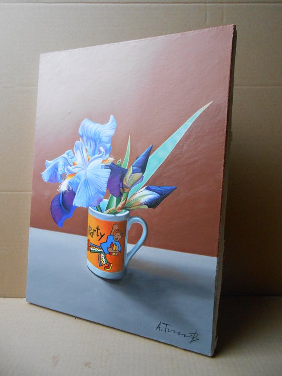 Iris in a Cup