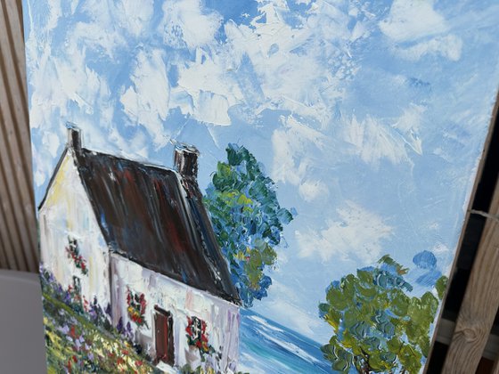 Cute house on the coast