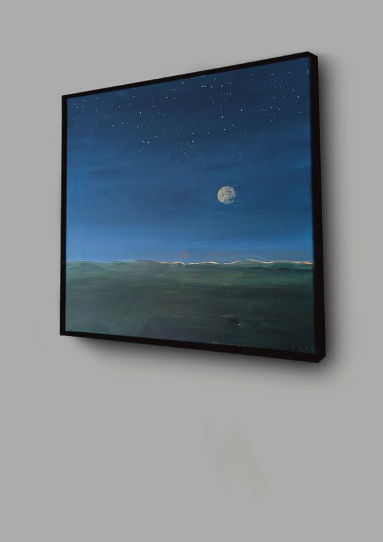 Landscape Unnamed Oil Night sky Nature