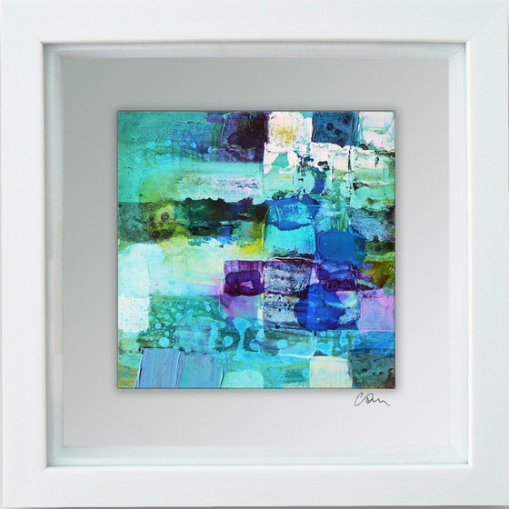 Framed ready to hang original abstract  - Industry #2