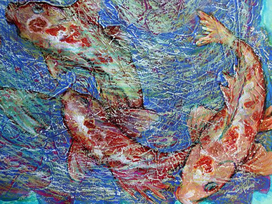 Fantasy with Flowers 332. paper 59x42cm