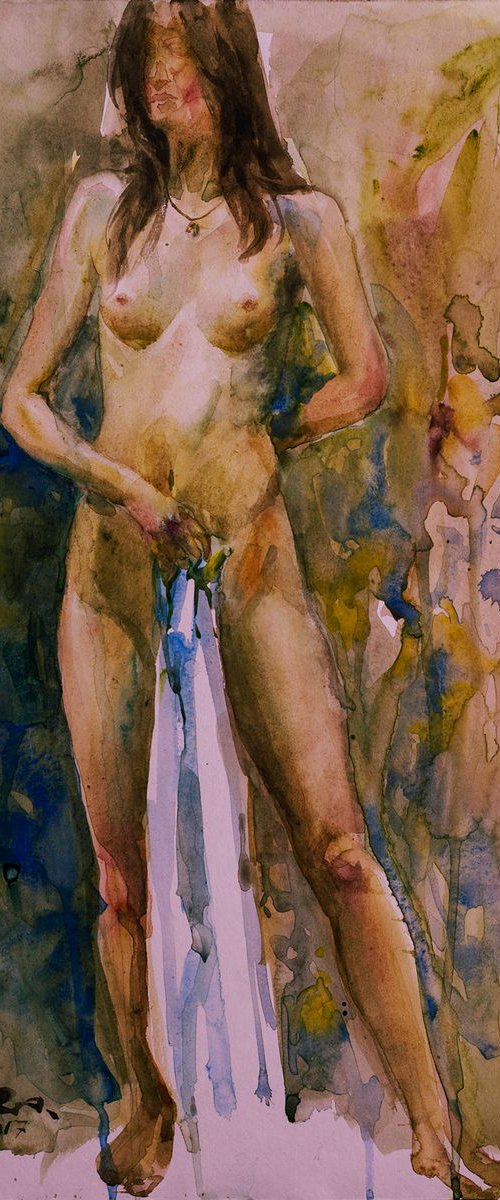 Standing nude 18 by Sergey Kostov