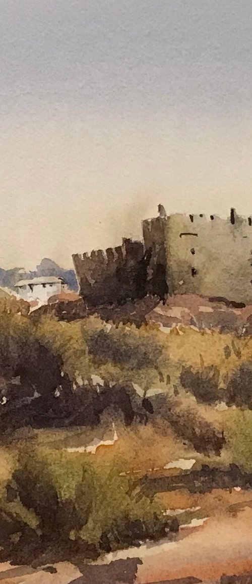 Manorbier Castle by Vicki Washbourne