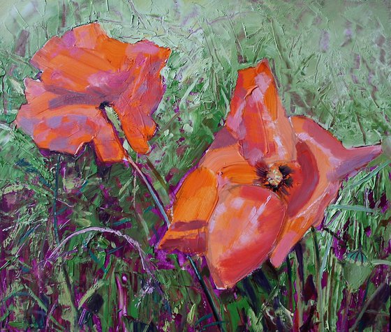 Twin Poppies