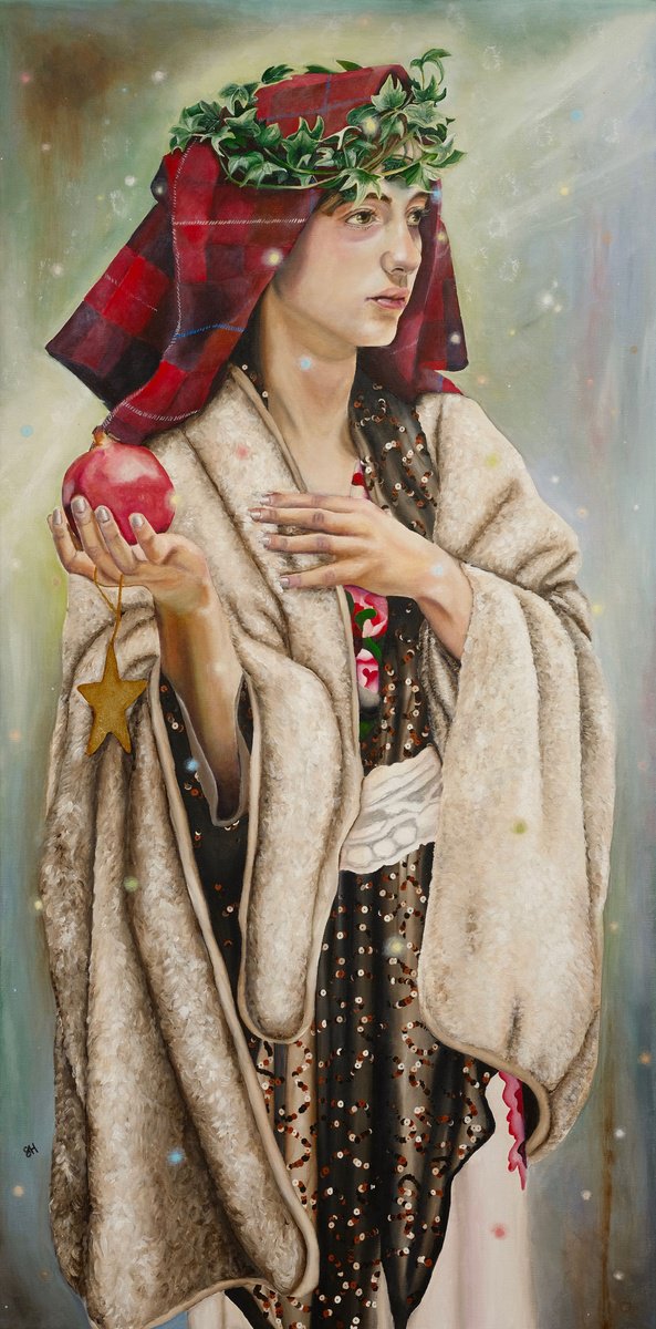 Pomegranate By Saskia Huitema, 20 X 39, Artwork For Sale On Artfinder
