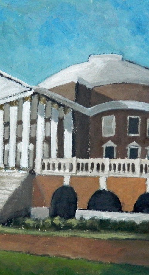 The Rotunda at UVA by ROBERT DENIS HOLEWINSKI