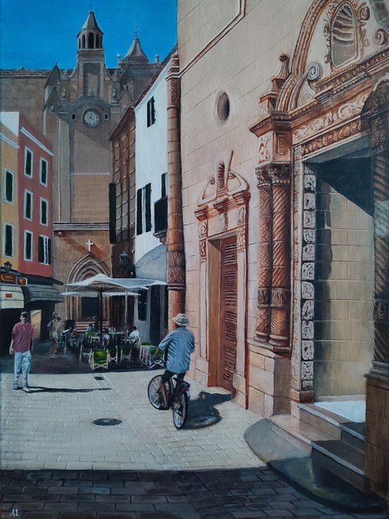 Ciutadella street scene