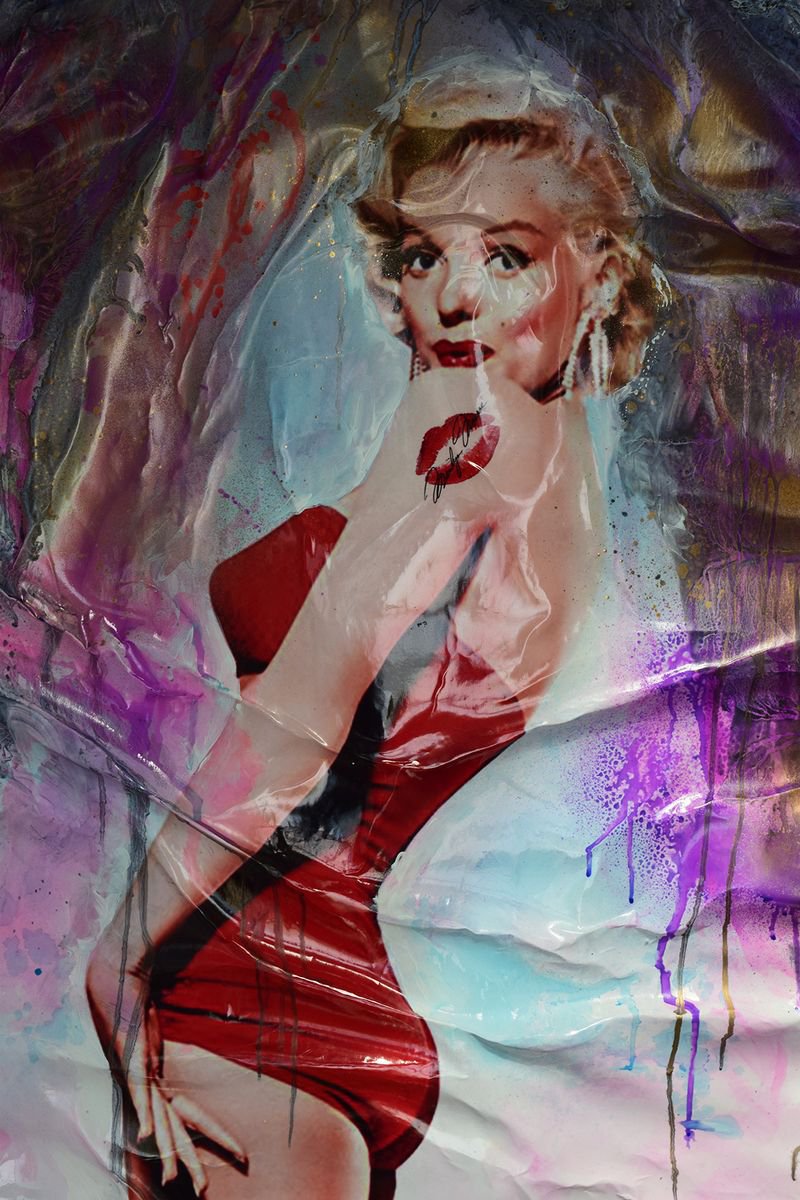Forever Marilyn / 132 cm x 66 cm NEW Series of 3D Contemporary Abstracts Office Home / by Anna Sidi-Yacoub