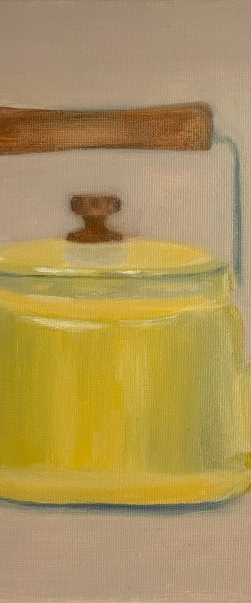 Yellow Kettle by Jessica Davidson