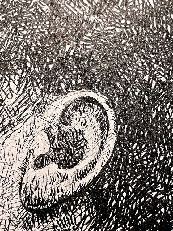 Portrait 286 - Ink Male Portrait Drawing