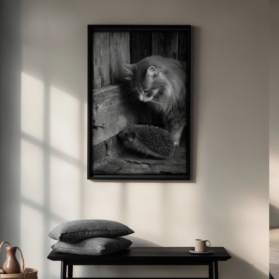 Cat in village B0805N