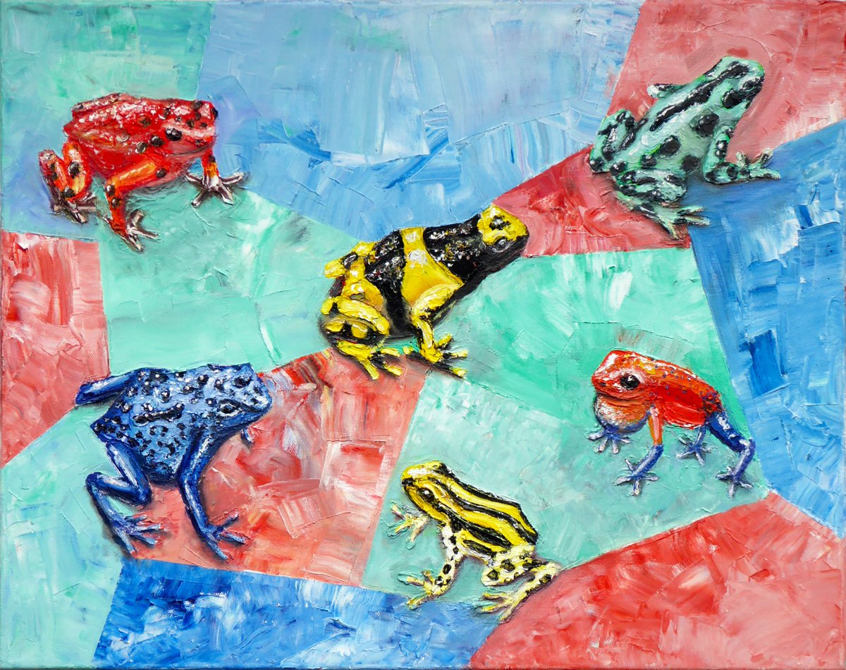 Poison Dart Frogs by Jacqueline Talbot