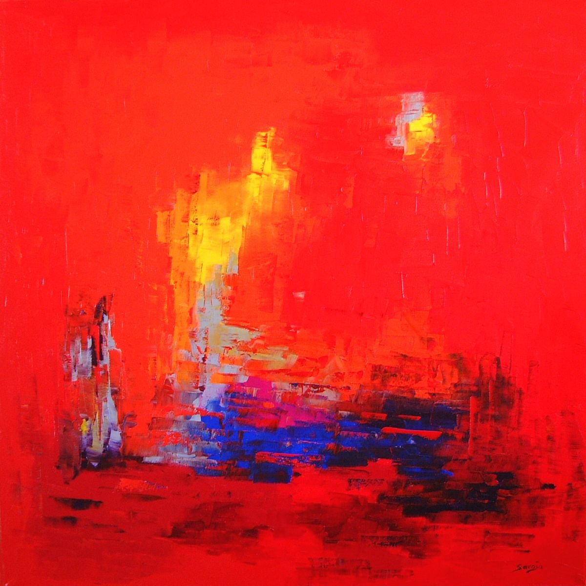 Red (ref#:963-70Q) by Saroja La Colorista