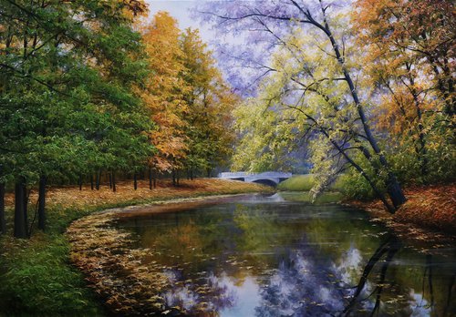 "Autumn Park" by Gennady Vylusk
