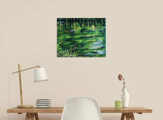Twilight and Moorhen