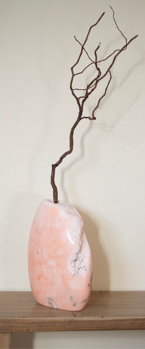 Pink Waterfall Vase by Owen David