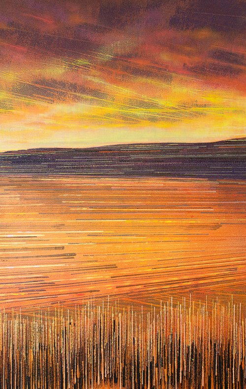Studland Bay At Sunset by Marc Todd