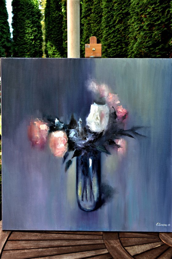 Roses in a vase