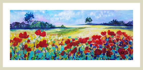 Poppies and Golden Fields