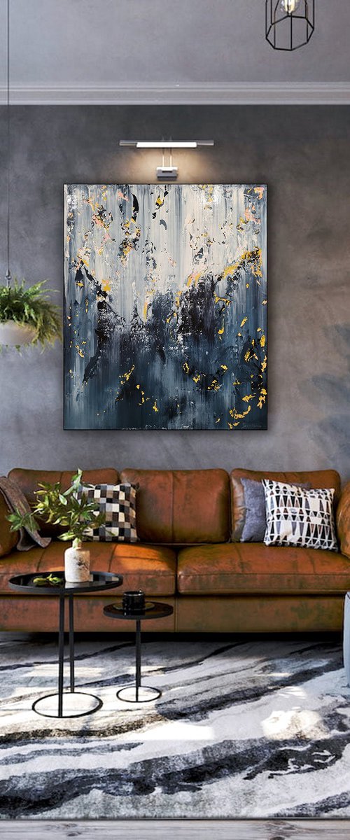 120x100cm. / Abstract painting / Abstract 2314 by Alex Senchenko