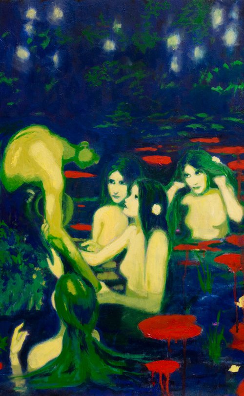 Hylas and the Nymphs by Andrew McNeile Jones